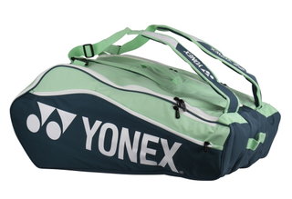 Yonex Racket Bag Club Line (Racket Bag, 3 Main Compartments) 2025 Petrol/Mint Green 12-Pack